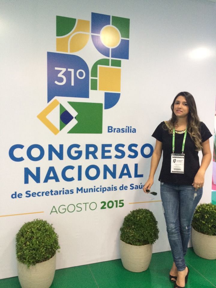 Secretária de saúde de Ouro Velho participa de Congresso Nacional de Secretarias de Saúde em Brasília