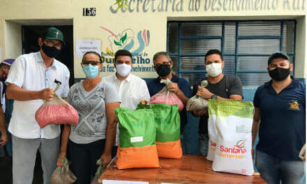 MAIS DE 300 AGRICULTORES BENEFICIADOS: Prefeitura de Ouro Velho realiza entrega de sementes a agricultores cadastrados