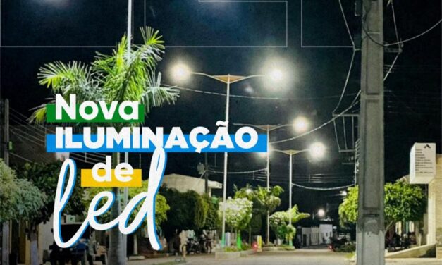 Ouro Velho: Nova iluminação traz mais segurança para a população e economia aos cofres públicos