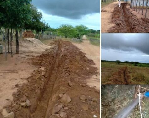 Prefeito de Ouro Velho autoriza construção de adutora no sítio Pantaleão
