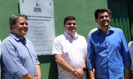 Prefeitura de Ouro Velho inaugura reforma e ampliação do estádio de futebol