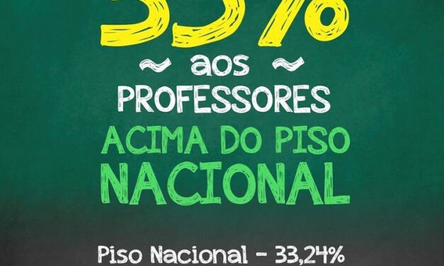 Prefeito de Ouro Velho anuncia reajuste salarial de 35% para os professores