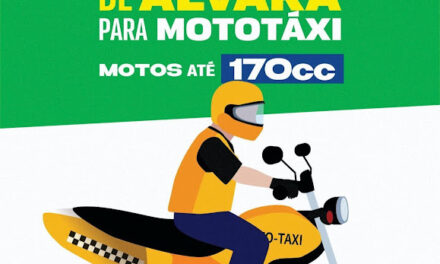 Prefeitura de Ouro Velho anuncia isenção de pagamento de alvará e taxas de mototaxistas com motos de até 170 cilindradas