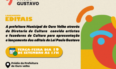 Diretoria de Cultura lança os editais e link de inscrição da Lei Paulo Gustavo