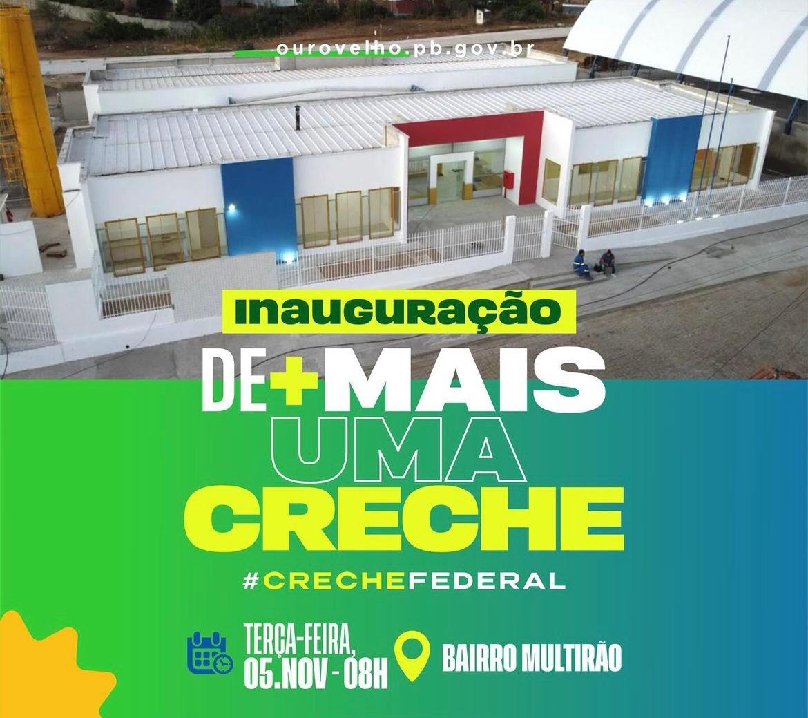 prefeito-de-ouro-velho-anuncia-inauguracao-da-segunda-creche-do-municipio