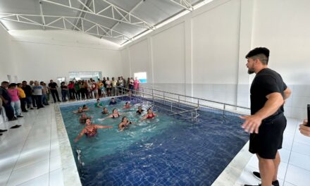 Prefeitura de Ouro Velho inaugura piscina aquecida para hidroterapia