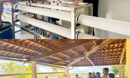 Prefeito Dr. Júnior acompanha implantação de sistema de dessalinização no Sítio Pantaleão, em Ouro Velho