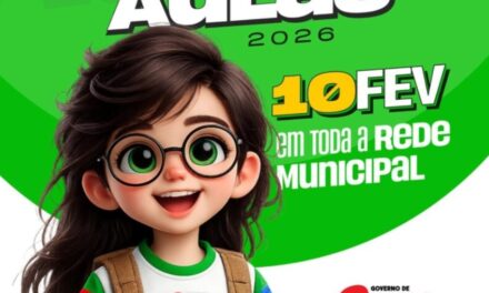 Rede municipal de ensino de Ouro Velho inicia ano letivo 2026 na próxima terça-feira (10)